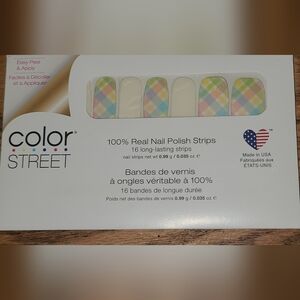 Color Street Pastel Nail Polish Strips - Multicolor Spring Picnic